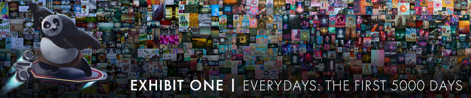 Exhibit One Beeple project in Vertikal Metaverse